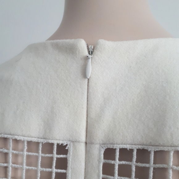 🎈Host Pick🎈Tibi | Wool-blend Eyelet V-neck Dress - Picture 7 of 13